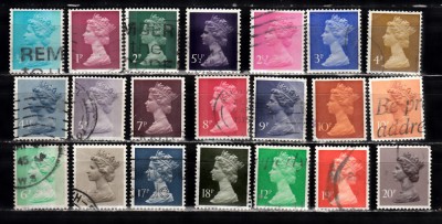 A12 S4 10 - Timbre foarte vechi - Anglia - Marea Britanie - Regina 3 foto