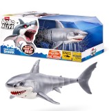 Cumpara ieftin Rechin Robotic cu Efect Luminiscent, Robo Alive Great White Shark Series 1 by ZURU, jucarie pentru piscina si cada