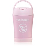 Twistshake Stainless Steel Food Container Pink termos pentru m&acirc;ncare 350 ml