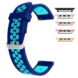 Cumpara ieftin Curea din silicon compatibila cu Apple Watch 9|8|7|6|5|4|3|2|1 Series, 49mm|45mm|44mm|42mm, Olympic Blue