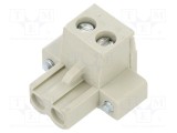 Regletă de conexiuni deconectabilă WIELAND 5,08mm 2 drept mufă