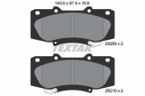Set placute frana disc Toyota Hilux VII Pick-Up, Hilux VII Sasiu Motor 2.5 D-4D, 2.5 D-4D 4WD, 3.0 D 4WD, 3.0 D-4D 4WD, 4x16x8mm, OE 044650K240