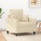 Gossi fotoliu canapea, crem, 60 cm, material textil
