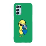 Husa compatibila cu Oppo A73, Viceversa, model Cheese fan Foster Home, Silicon, TPU, Transparent, Carcasa