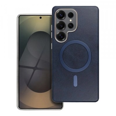Husa MagSafe pentru Samsung Galaxy A26 A266, OEM, Gentleman Mag, Bleumarin foto