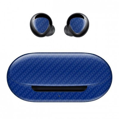 Folie Skin Samsung Galaxy Buds (2019) - ApcGsm Wraps Carbon Blue foto