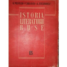 ISTORIA LITERATURII RUSE - N. POSPELOV