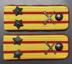 Rom&acirc;nia Epoleți Locotenent colonel artilerie de parada