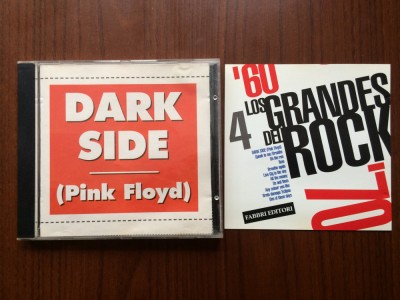 pink floyd dark side cd disc muzica progresive prog rock Fabbri italy 1993 VG+ foto