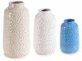 Set 3 vaze portelan 13x25 cm, 11x20 cm, 9x15 cm