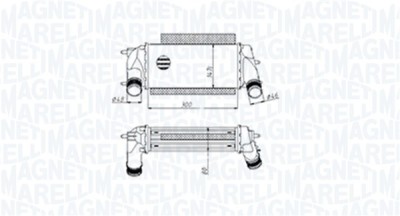 MAGNETI MARELLI 351319205490 Intercooler, compresor foto