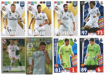 Carti cu fotbalisti - Real Madrid foto