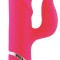 Vibrator Iepuras Treasure Montana, 7 Moduri Vibratie, Silicon, USB, Roz, 25 cm