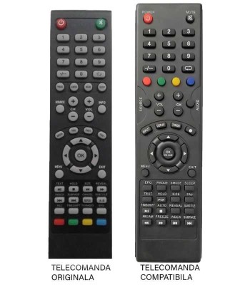 Telecomanda compatibila TV Legend EE-T24 IR 1175 (408-1) foto
