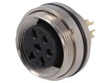 Conector Mamă M16 6 PIN 5A 125V IP67