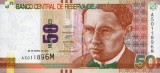 PERU █ bancnota █ 50 Nuevos Soles █ 2012 █ P-189 █ UNC █ necirculata