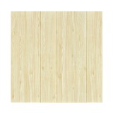 Set 10 placi tapet 3d, flippy, 70 x 70 cm, grosime 3 mm, din rasina, tip placi de lemn, suprafata acoperita 4.9 mp, crem