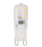 Bec cu LED-uri Mini G9 5W Alb Cald Milky SMD2835, Reglabil