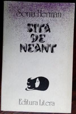 SONIA HERMAN: SITA DE NEANT(VERSURI 1990/dedicatie-autograf pt NESTOR GHEORGHIU) foto
