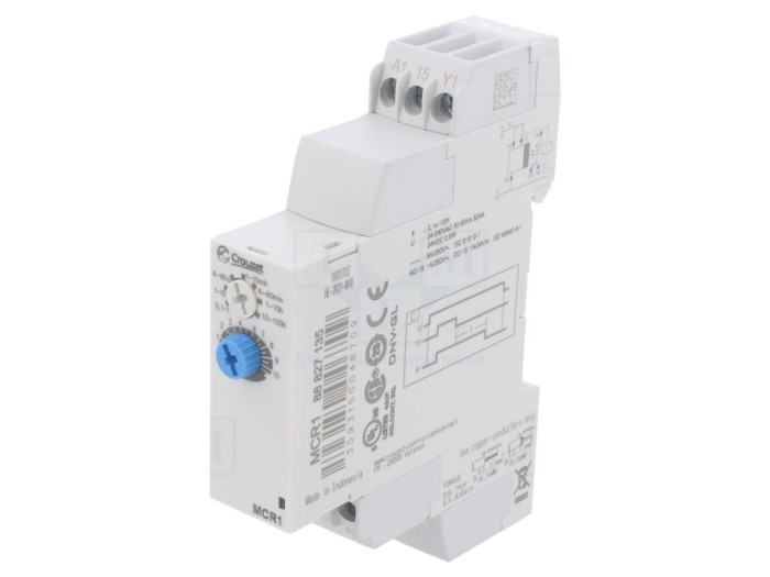 'Timer Programabil SPDT 250VAC/8A 24-240VAC 24VDC IP20'