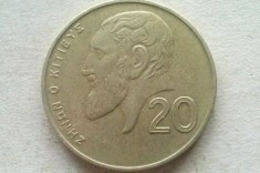 MONEDA 20 CENTI 2001-CIPRU foto