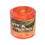 Rola fir portocaliu fi 2.5mm insertie metalica 3x0.15mm SS, rezistenta 7.4 Ohm/m, 500m gard electric Thor