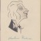 HST 182S Caricatura actrita Marilena Bodescu anii 1930 Geo Dumitrescu semnata