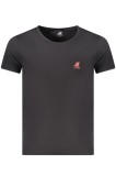 U.S. Grand POLO Tricou barbati simplu cu logo rosu brodat, negru (Marime: 2XL)
