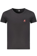 U.S. Grand POLO Tricou barbati simplu cu logo rosu brodat, negru (Marime: S) foto