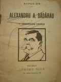 O observatie critica, Alexandru A. Badarau