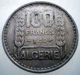 7.363 ALGERIA OCUPATIE FRANCEZA 100 FRANCS FRANCI 1950