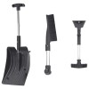 Kit de lopată pentru zăpadă 3 &icirc;n 1, negru, aluminiu