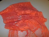 Centru de masa vintage, lucrat cu croseta, manual,