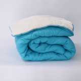 Cumpara ieftin Pilota De Iarna Sherpa Turcoaz Cu Blanita , Moale Si Confort Absolut 150X210 Cm