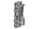 Term. &icirc;mbinare şine 2,5mm&sup2; 4 borne gri 2002 TS35