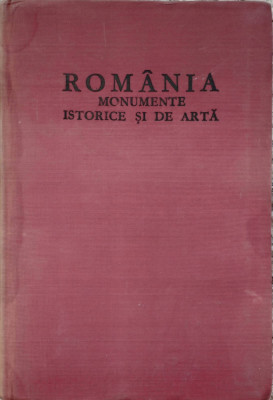 Romania Monumente Istorice Si De Arta - Adrian Victor Ion Burtea Petre Lupan ,558763 foto