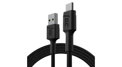 Green Cell GC PowerStream PowerStream USB-A - USB-C 120cm QC 3.0 Cablu de date și &amp;icirc;ncărcare QC 3.0 foto