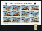 Bhutan, 1997 | C&acirc;ine sălbatic asiatic - WWF - Animale | Bloc M/S - MNH | aph, Fauna, Nestampilat