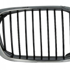 Grila Radiator Am Dreapta Bmw Seria 3 E46 1998-2001 Crom/Negru 51138208488