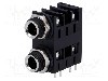 Conector jack, Jack 6,3mm, 2 contacte, mama, AMPHENOL - ACJM-MHD