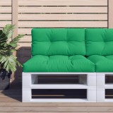 Cumpara ieftin Pernă de paleți, verde, 80x40x12 cm, material textil