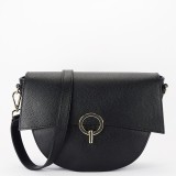 Cumpara ieftin Geanta dama neagra piele naturala elegant "Made In Italy" 21x31x8 cm de umar