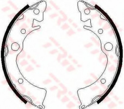 Set saboti frana HONDA CIVIC VI Hatchback (EJ, EK) (1995 - 2001) TRW GS6210 foto