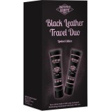 Institut Karit&eacute; Paris Black Leather Travel Duo Seturi pentru voiaj pentru maini si corp