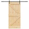 vidaXL Ușă glisantă cu set de feronerie 80x210 cm, lemn masiv de pin 3332613