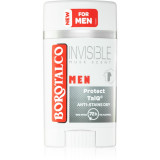 Borotalco MEN Invisible deodorant roll-on &icirc;mpotriva petelor albe și galbene pentru barbati parfum Musk Scent 40 ml