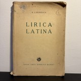 N.I. Herescu, Lirica latina, 1937