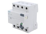 &Icirc;ntrerupător diferențial 80A, 30mA, 3+N, IP20 - RCD