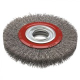 Perie conica 125x20mm , sarma inox ondulata 57H592
