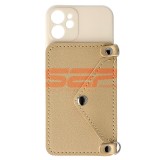 Toc TPU Crossbody Wallet Apple iPhone 12 mini BEIGE